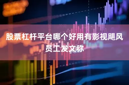 股票杠杆平台哪个好用有影视飓风员工发文称